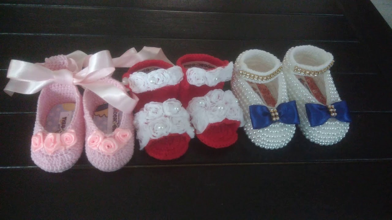 Terminei mais umas encomendas #sapatodeperolas#crochet