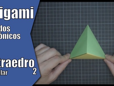 Tetraedro 2 (Modular) | Sólidos Platónicos | Origami