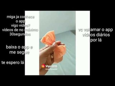 Turbante de meia de seda -app Vigo video
