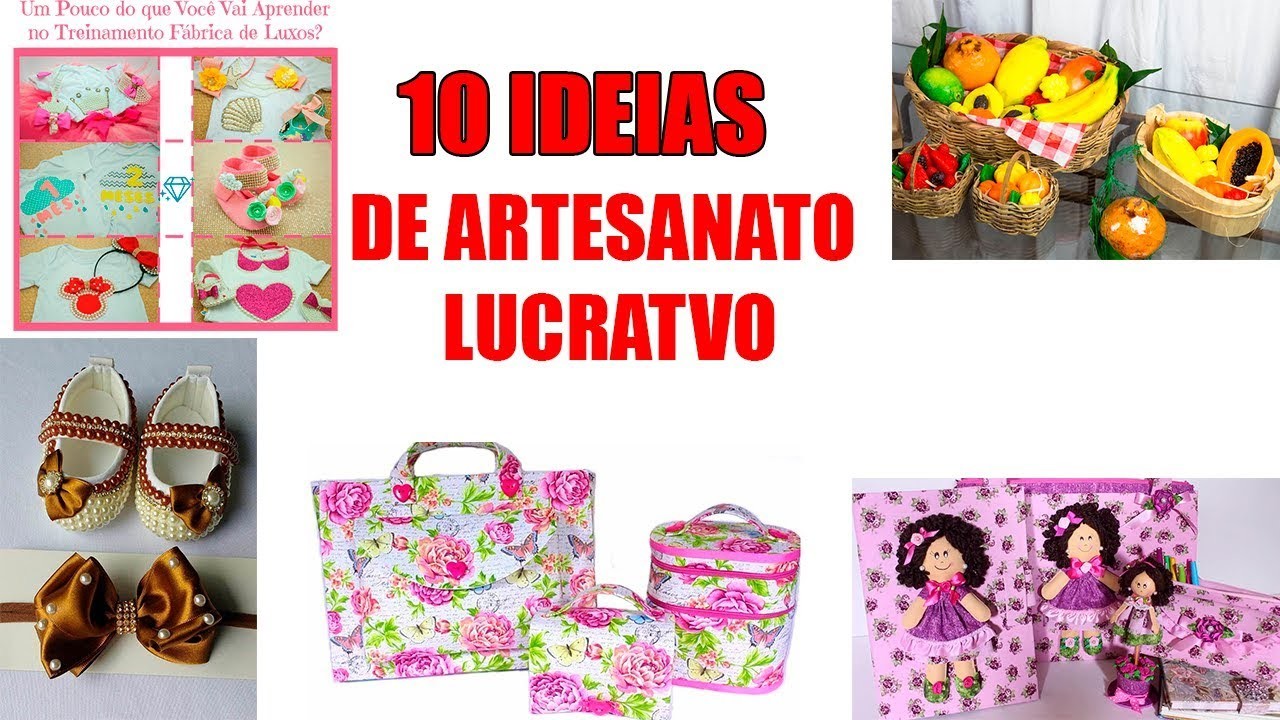 10 Ideias de Negócio Lucrativo com Artesanato