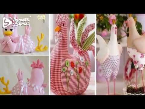 35 Modelos de Galinha em Feltro - Artesanato