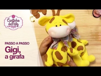 Artesanato em tecido | Girafinha Gigi – Cantinho da Paty