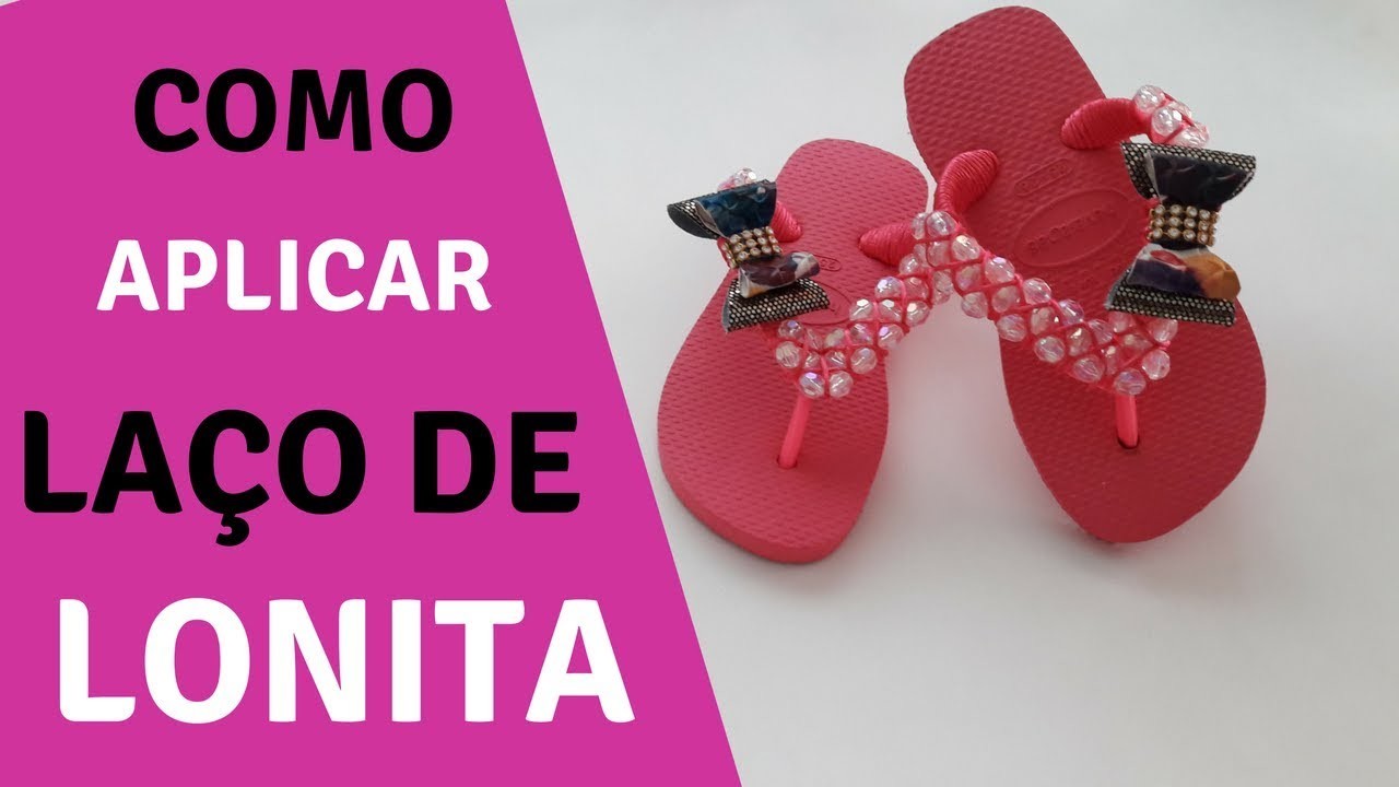 Como Aplicar Laço de Lonita sem precisar Costurar. DIY. Daniela Nascimento