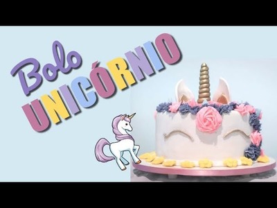 Como Fazer Bolo unicórnio Fake - DIY Unicorn Cake
