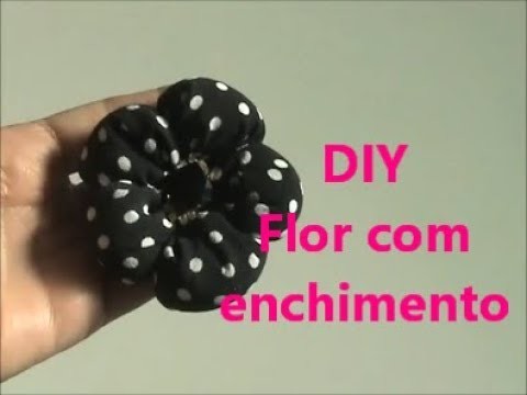 Como fazer flor com enchimento DIY