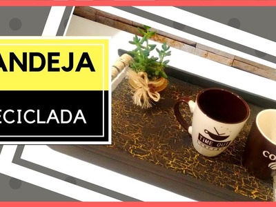 DIY - BANDEJA DE MADEIRA RECICLADA