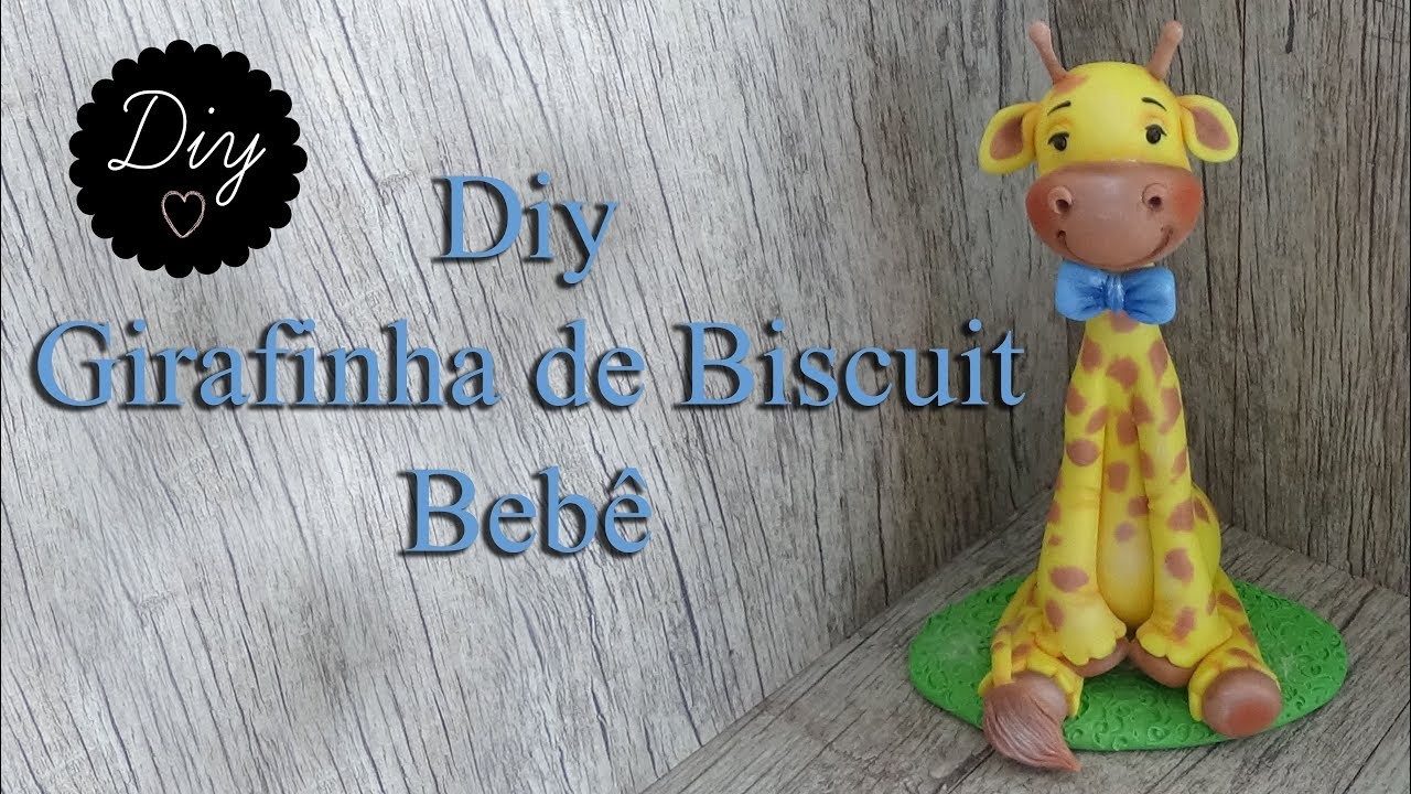 Diy - Girafinha de Biscuit