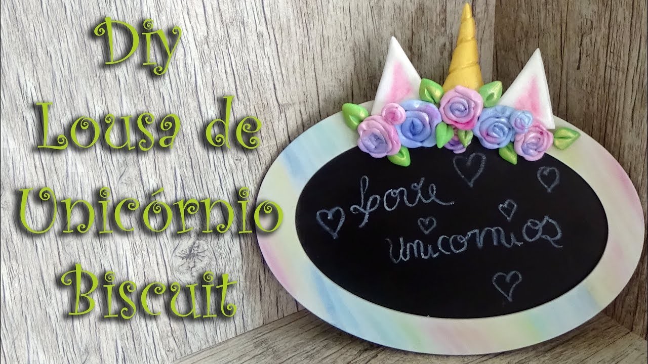 Diy - Lousa de Unicórnio