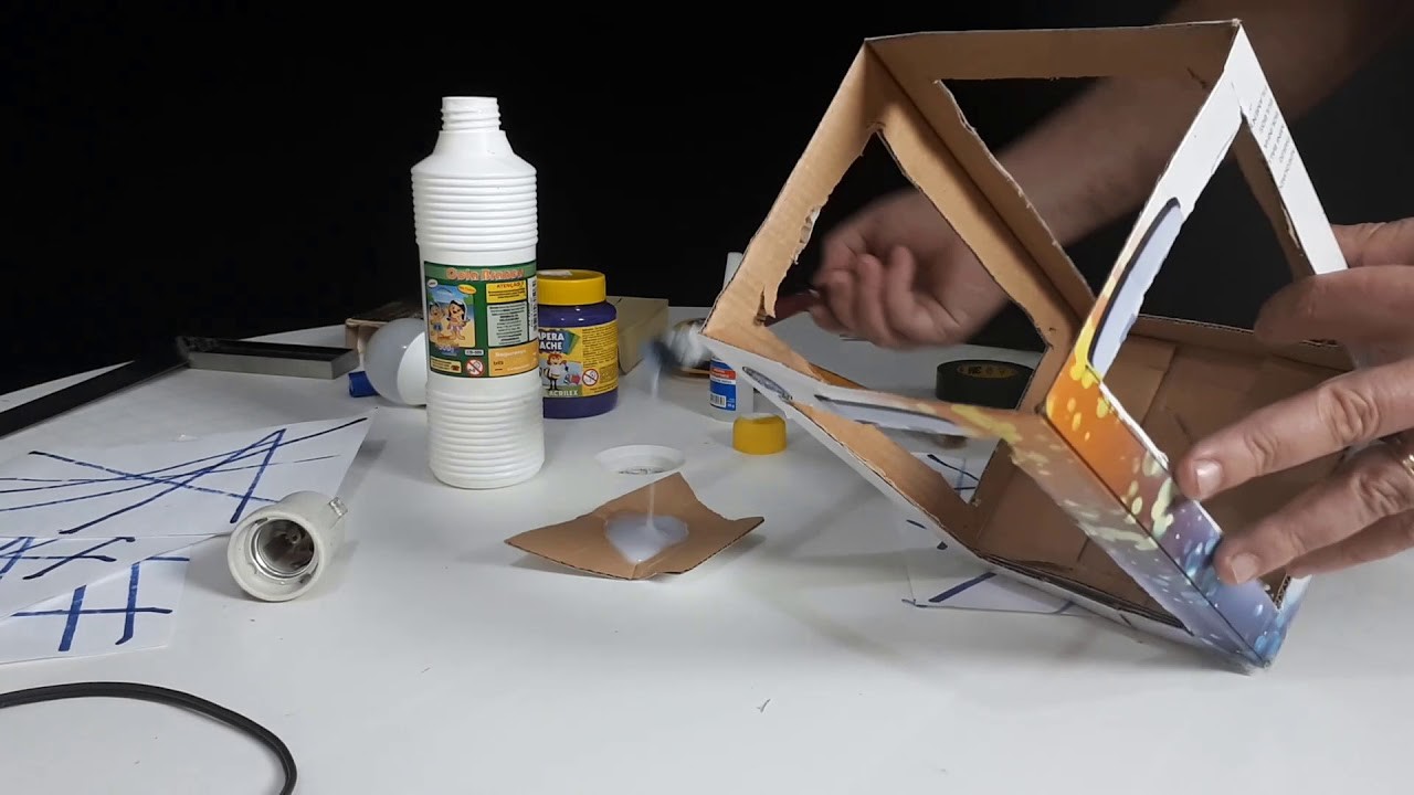 DIY | LUMINÁRIA RECICLÁVEL - MACETE DE ARTESANATO INCRÍVEL