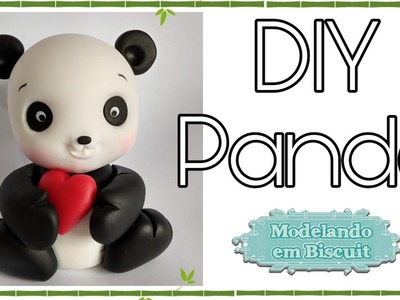 DIY - Panda em Biscuit