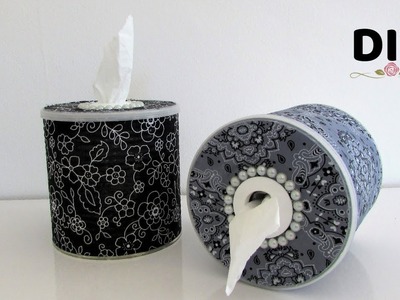 DIY Porta papel higiênico feito com lata