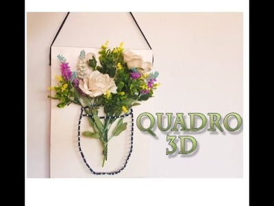 DIY - QUADRO 3D MARAVILHOSO - STRING ART - S.O.S.ISA