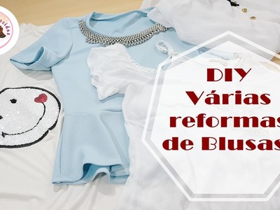 DIY - Reformas de Blusas - Curso de Corte e Costura - Passo a Passo