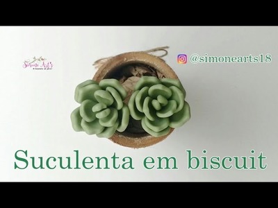 DIY: Suculenta em Biscuit