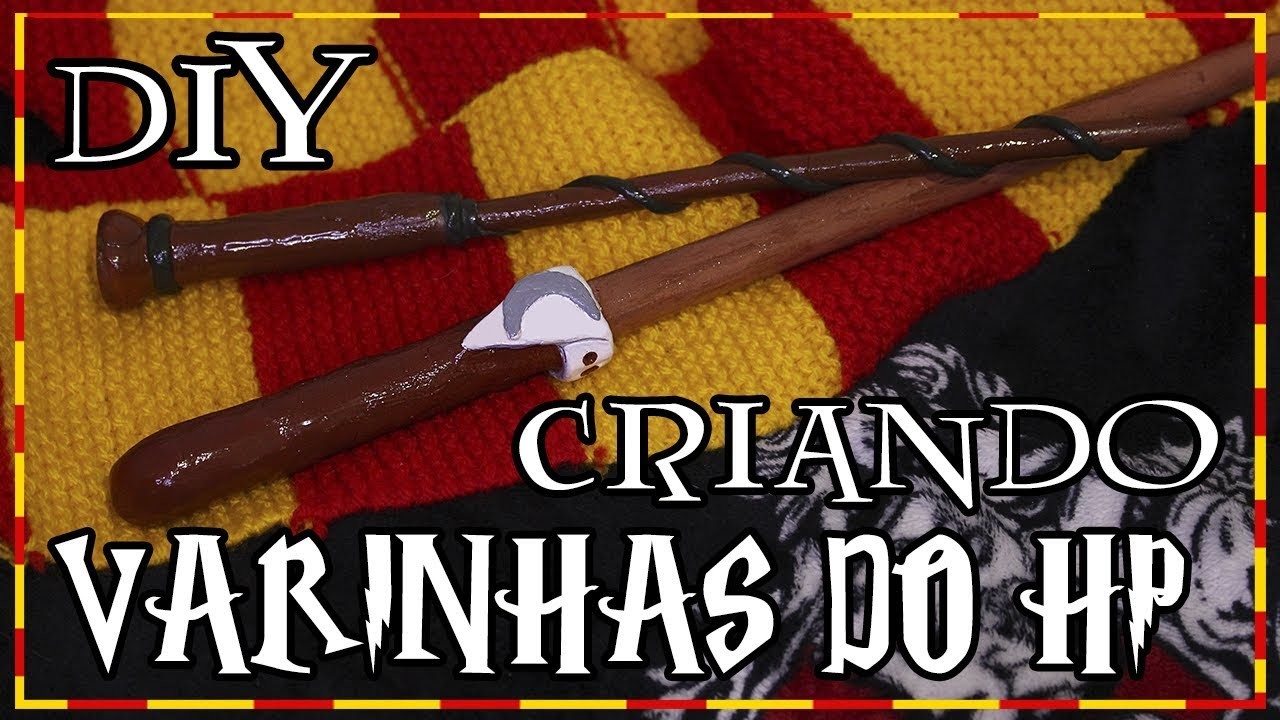 DIY VARINHAS DO HARRY POTTER (WAND HP) - FAÇA VOCÊ MESMO | Lizzie Lopez