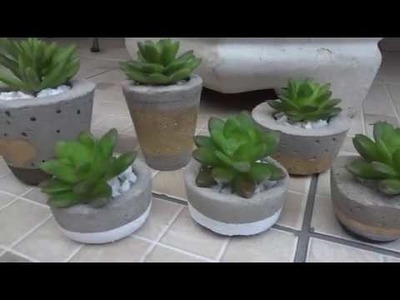 DIY VASO DE CIMENTO