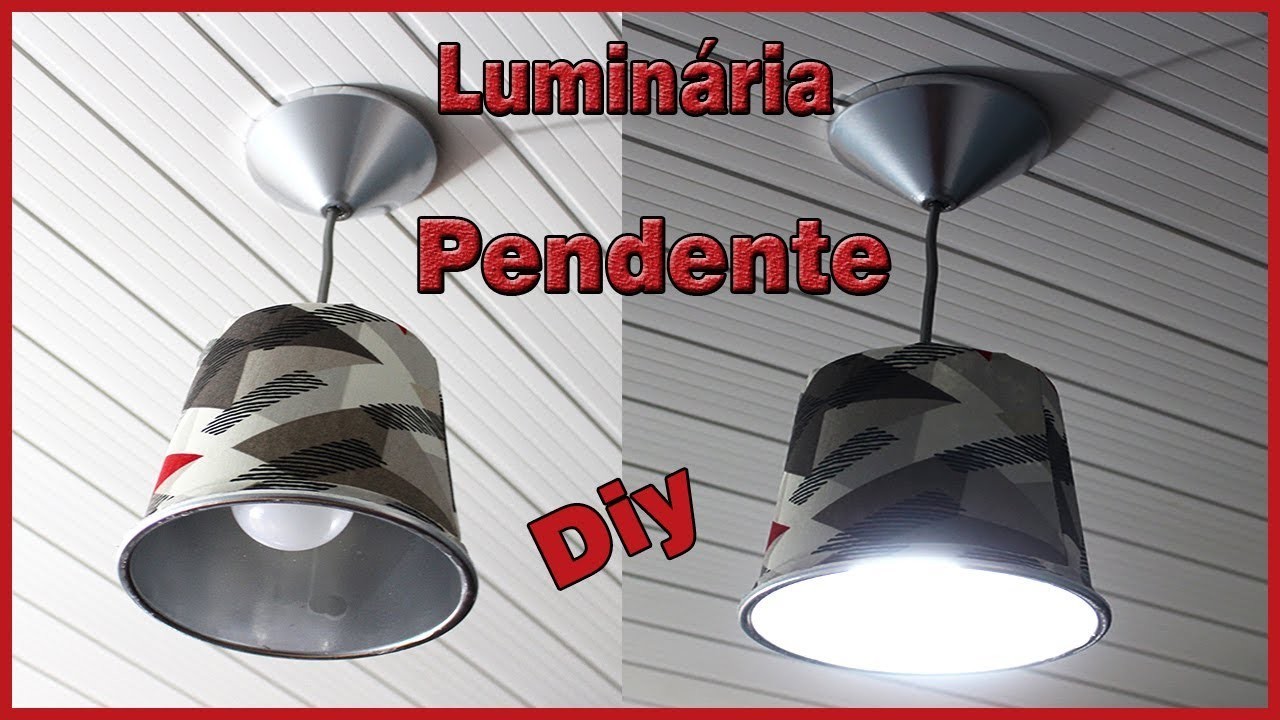 Luminária Pendente para Quarto. DIY #veda11