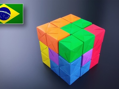 Origami: Tetris 3D. Enigma Soma 7