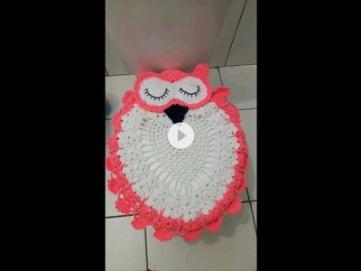 Tapete da pia corujinha dorminhoca