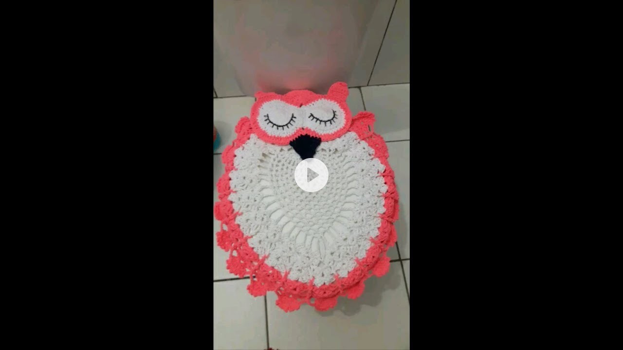 Tapete da pia corujinha dorminhoca