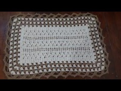 Tapete de crochê muito fácil de fazer ( 1.2) cristina crochê
