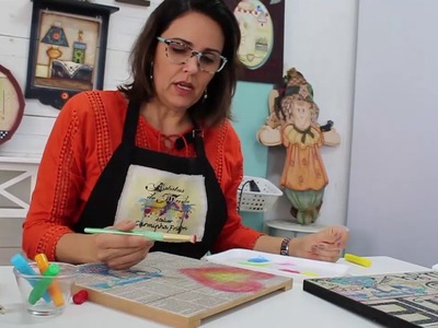Aprenda a fazer o Mixed Media com Carminha Frison - Gelato e Posca | Artistas do Mundo