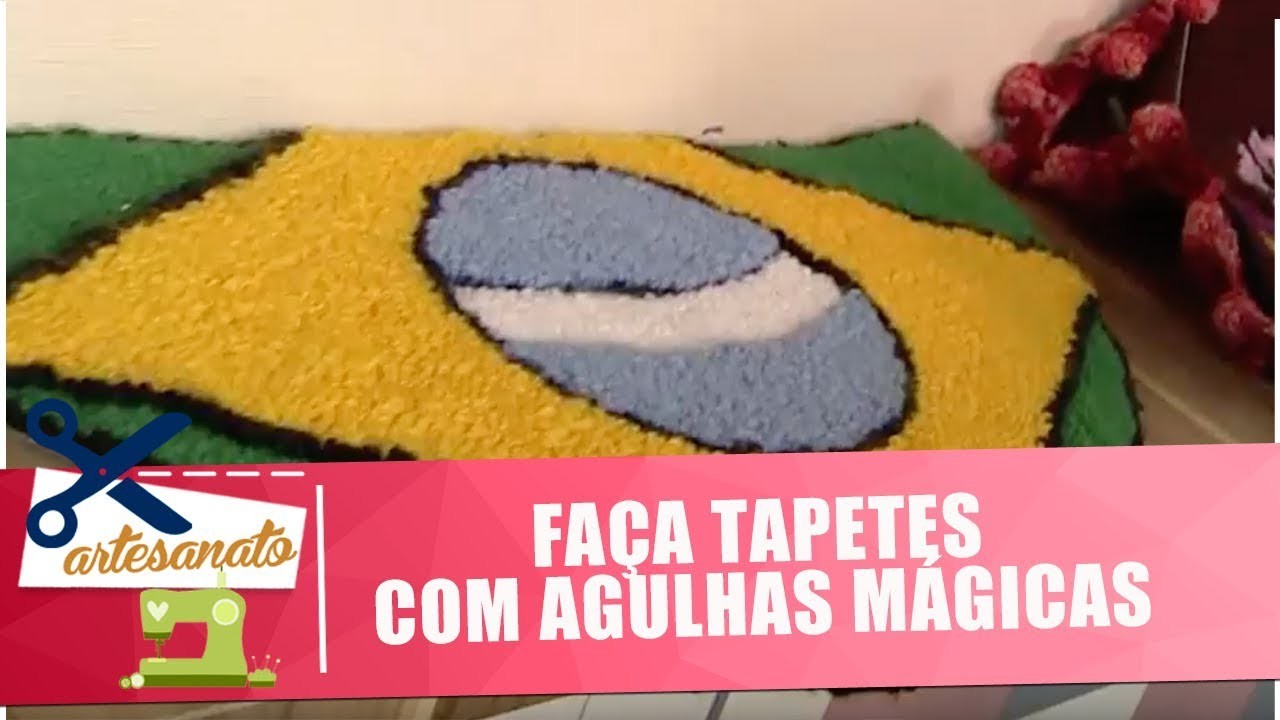 Aprenda a fazer tapetes com agulha mágica - Vida Melhor - 29.06.18