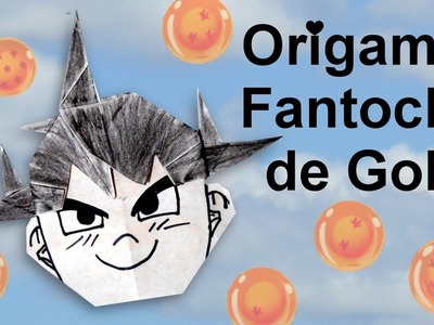Como fazer Origami de Fantoche de Goku.