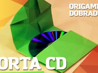 COMO FAZER UM PORTA CD - ORIGAMI.DOBRADURA