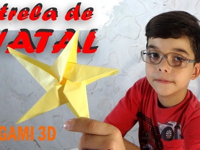 Como fazer uma  Estrela de NATAL em Origami
