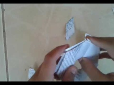 Como fazer uma shuriken origami de 7 pontas