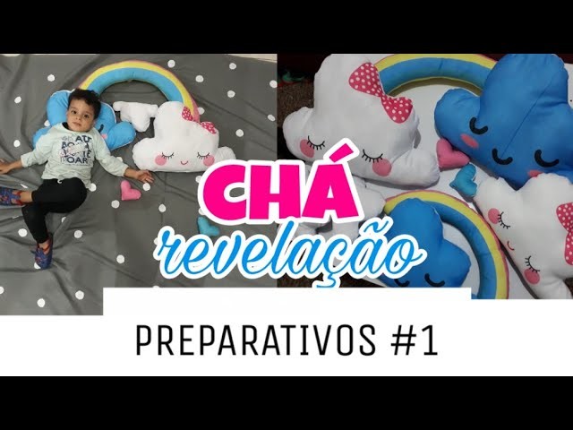 Criando a decoração para o chá revelação #1