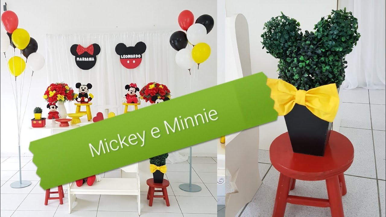 Decoração de Festa Mickey e Minnie