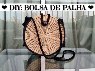 DIY BOLSA DE PALHA