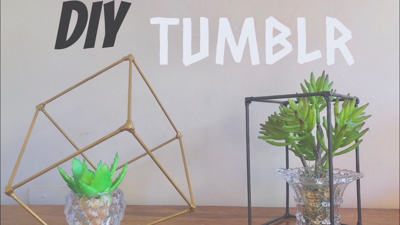 DIY DECORAÇÃO TUMBLR COM PALITO DE CHURRASCO. DECORE GASTANDO POUCO