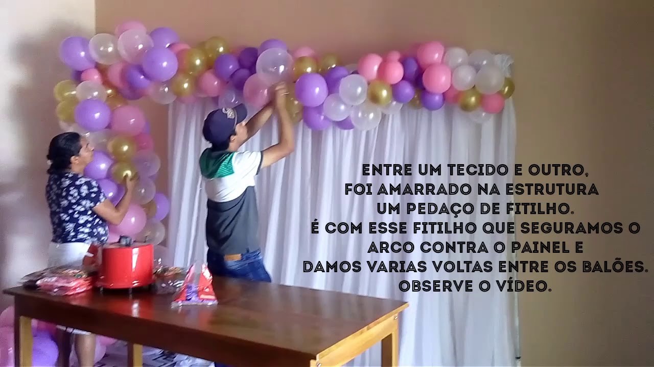 DIY-Festa do Unicórnio.como fazer festa de unicornio? Passo a passo de um arco desconstruído