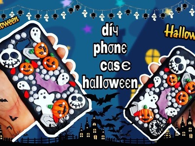 DIY PHONE CASE HALLOWEEN | DIY CAPINHA DE CELULAR DE HALLOWEEN  #halloween
