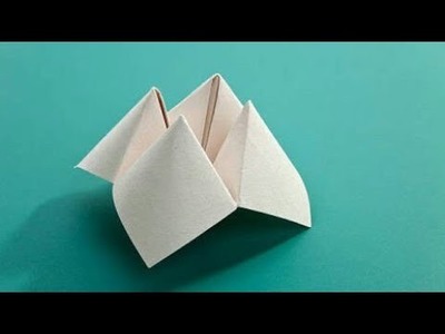 Ensinando a fazer origami da sorte!