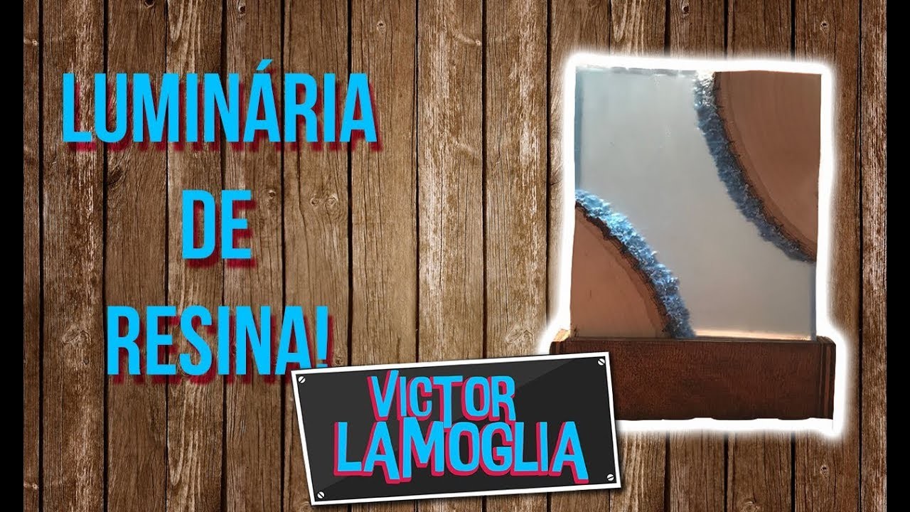FIZ UMA LUMINÁRIA DE RESINA (DIY) - Victor Lamoglia