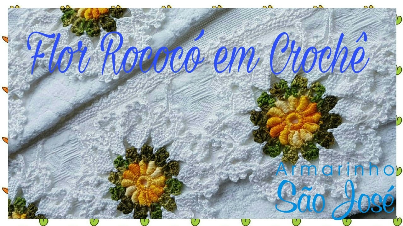 Flor Rococó em Crochê!
