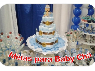 Idéias para Baby Chá de Meninos.Decoração Completa.party decorating both