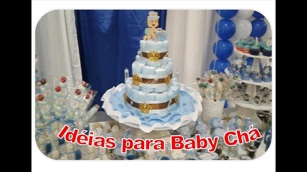 Idéias para Baby Chá de Meninos.Decoração Completa.party decorating both