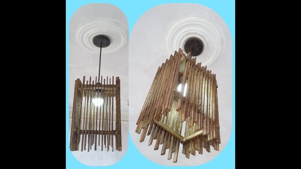 Luminária de Lascas de Compensado. (Plywood Light)