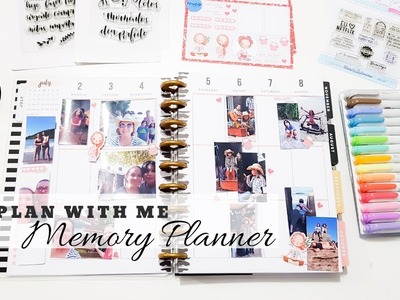 O QUE FAZER COM AS FOTOS DO CELULAR- Memory Planner no Happy Planner - Plan With Me ideias