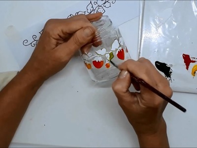 Pintura e decoração em vidro