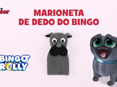 Bingo e Rolly: Tutorial - Marioneta de Dedo do Bingo