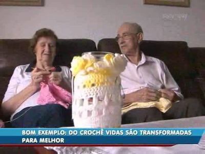Casal de Joinville transforma vidas por meio do crochê