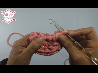 Como fazer anel mágico em crochê  ou círculo mágico | Edi Art Crochê