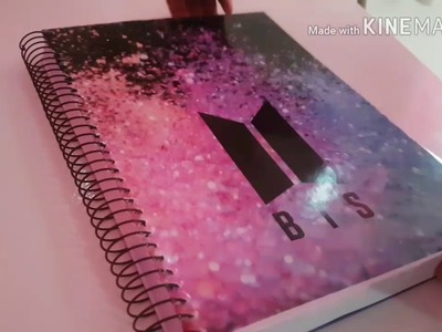 Como fazer caderno do BTS!