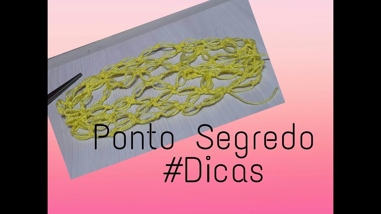 #Dica #Ponto Segredo em carreira circular